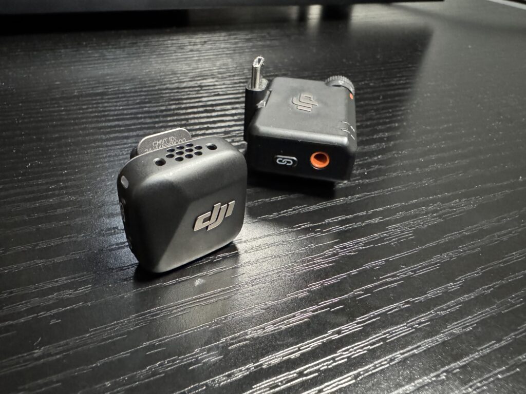 Dji mic mini の実際の写真